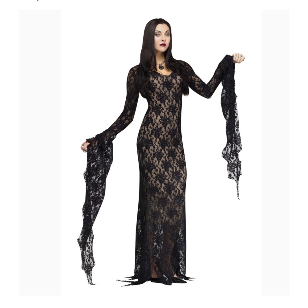 Miss Darkness Lacy Costume Tish Adams Witch Sexy S